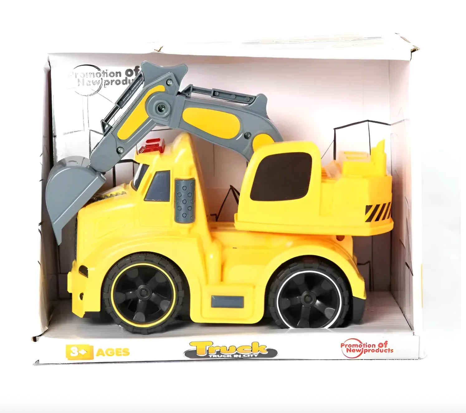 Camión de Juguete de Construcción Luptoys con Luz y Sonido