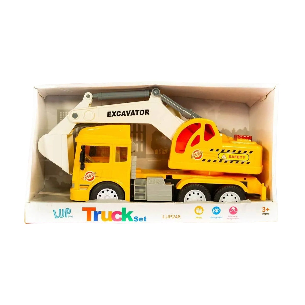 Camiones de Juguete Fricción Luptoys Escabadora Articulada