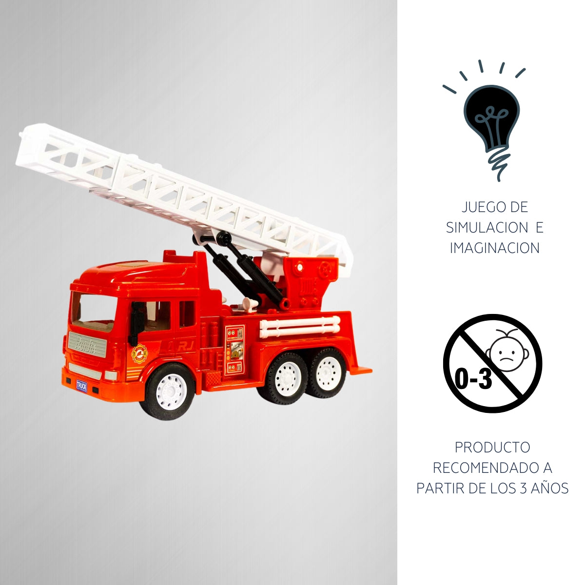 Camiones de Juguete Fricción Luptoys Escabadora Articulada