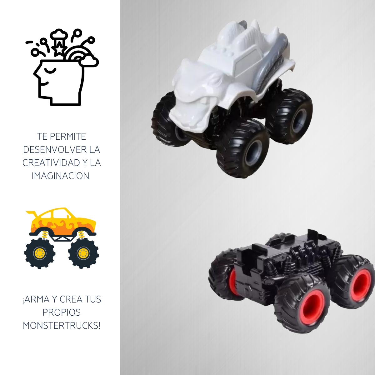 Carrito Set para Armar y Pintar Incluye Pintura DIY