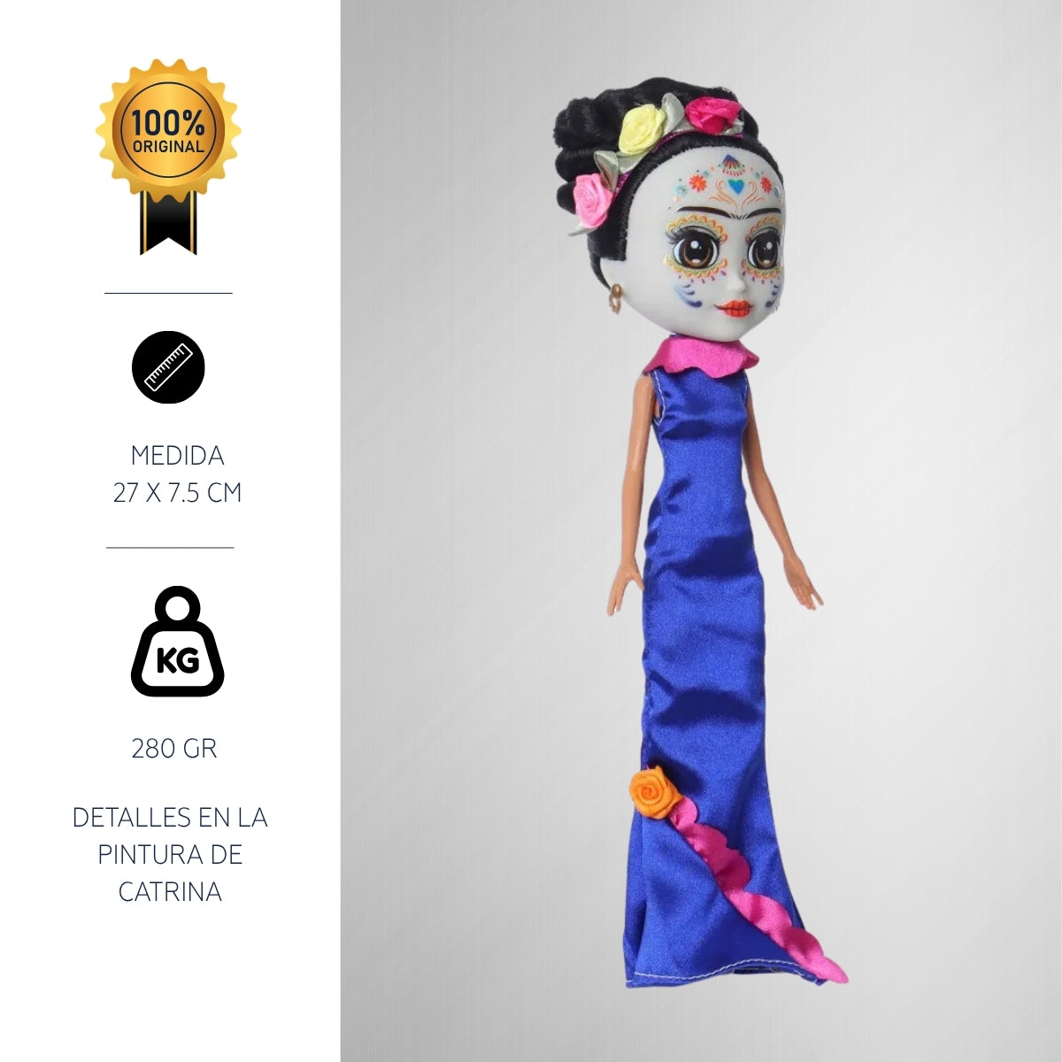 Frida De Mis Amores - Frida Especial Catrina Con Dos Mascotas