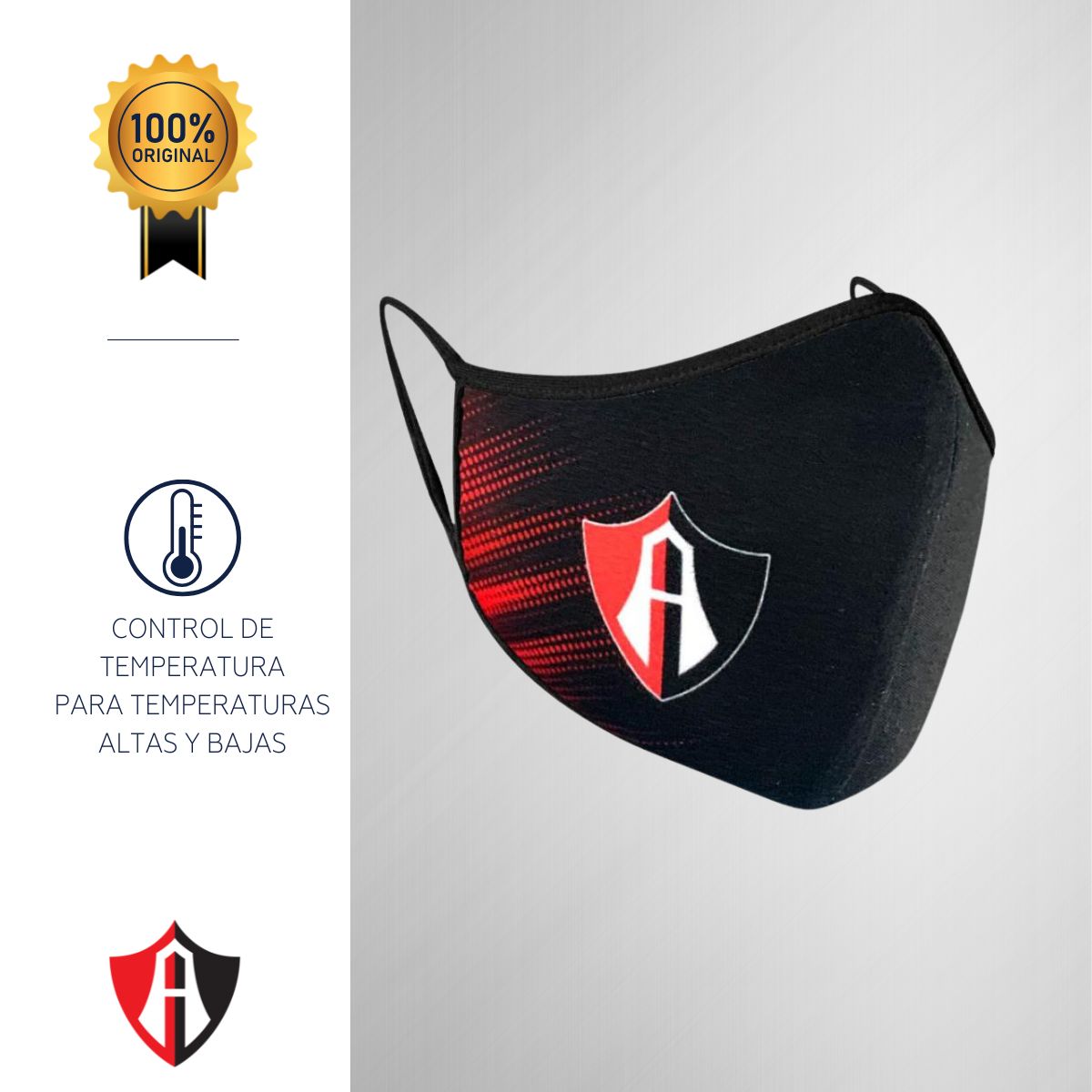 Cubrebocas Doble Vista Fanatiker Atlas Reutilizable