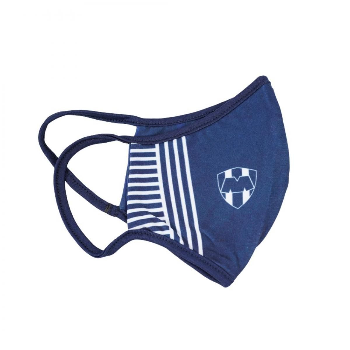 Cubrebocas Doble Vista Fanatiker Rayados Reutilizable