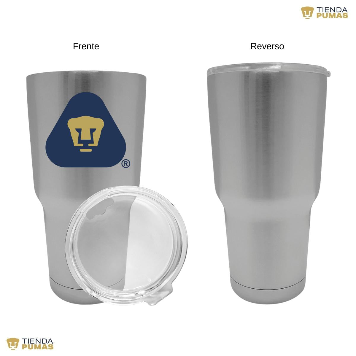 Termo 30 Oz Pumas UNAM Logo Triángulo