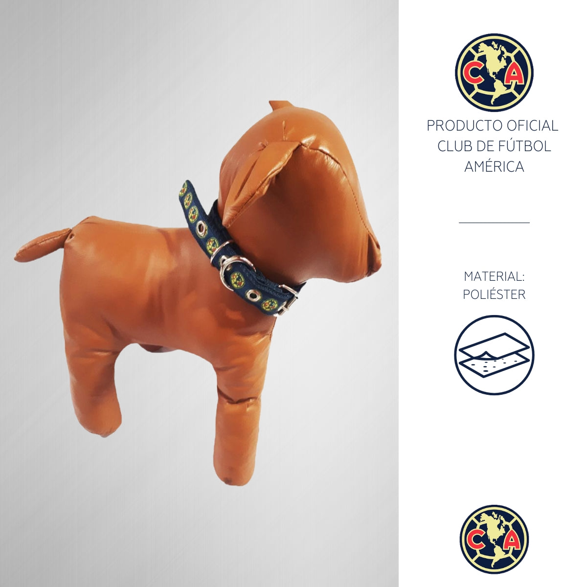 Collar para Mascota Gato Club América con Estilo