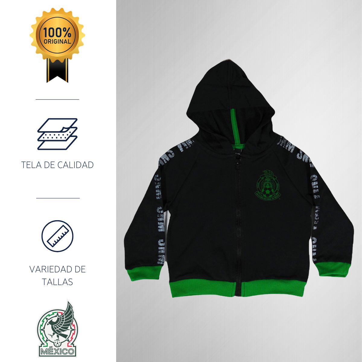 Conjunto Pants Sudadera Bebé Niño Selección Nacional México