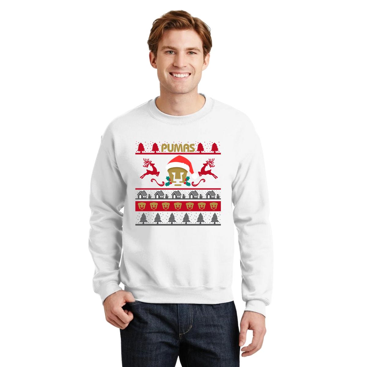 Sudadera Pumas UNAM Edición Navidad Casual