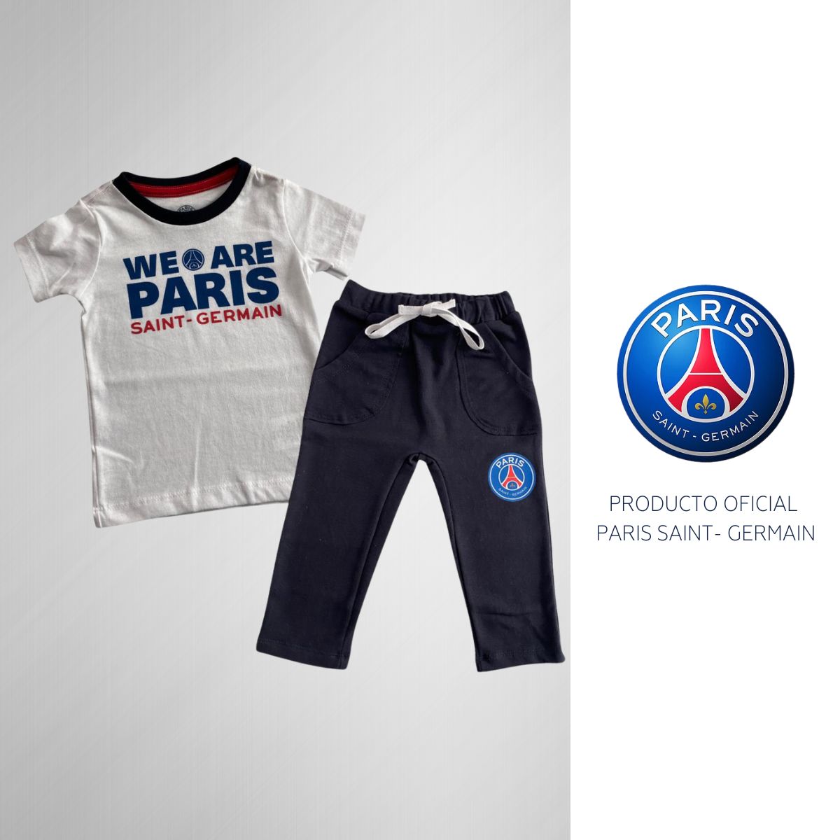 Conjunto Pants Playera Bebé Paris Saint Germain