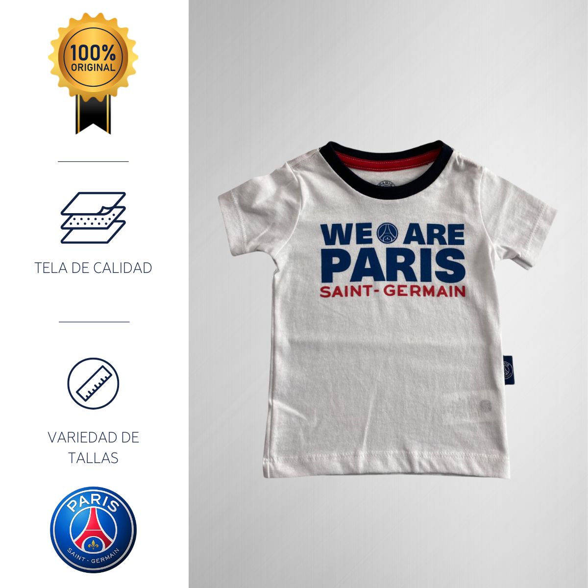 Conjunto Pants Playera Bebé Paris Saint Germain
