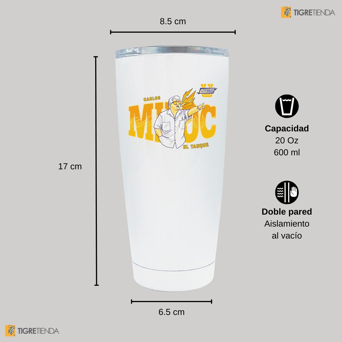 Termo 20 Oz Tigres UANL Miloc