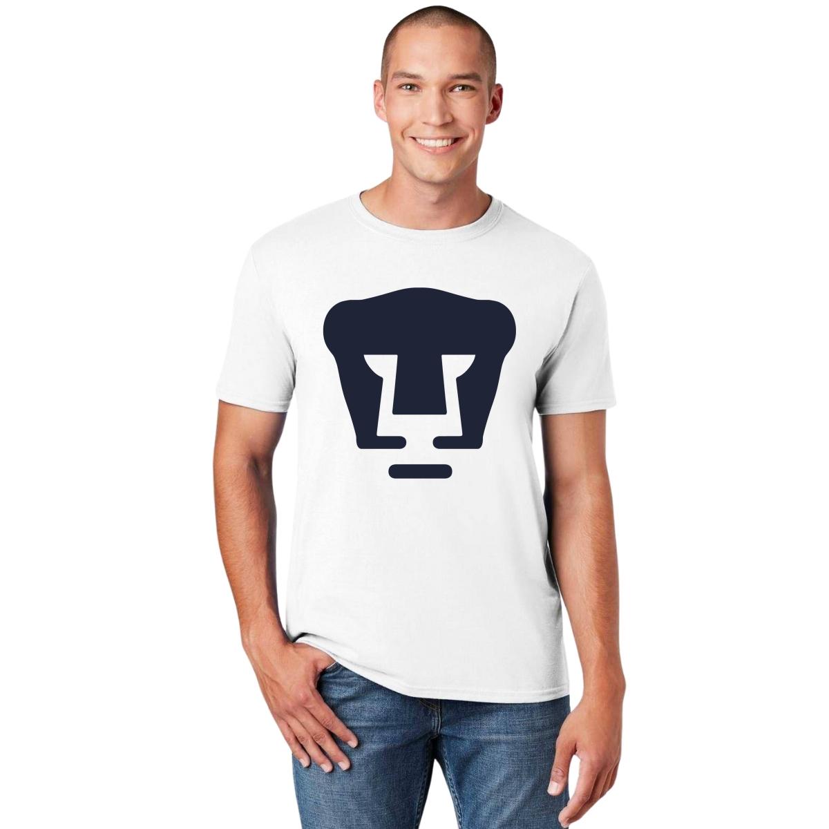 Playera Hombre Pumas Logo Azul