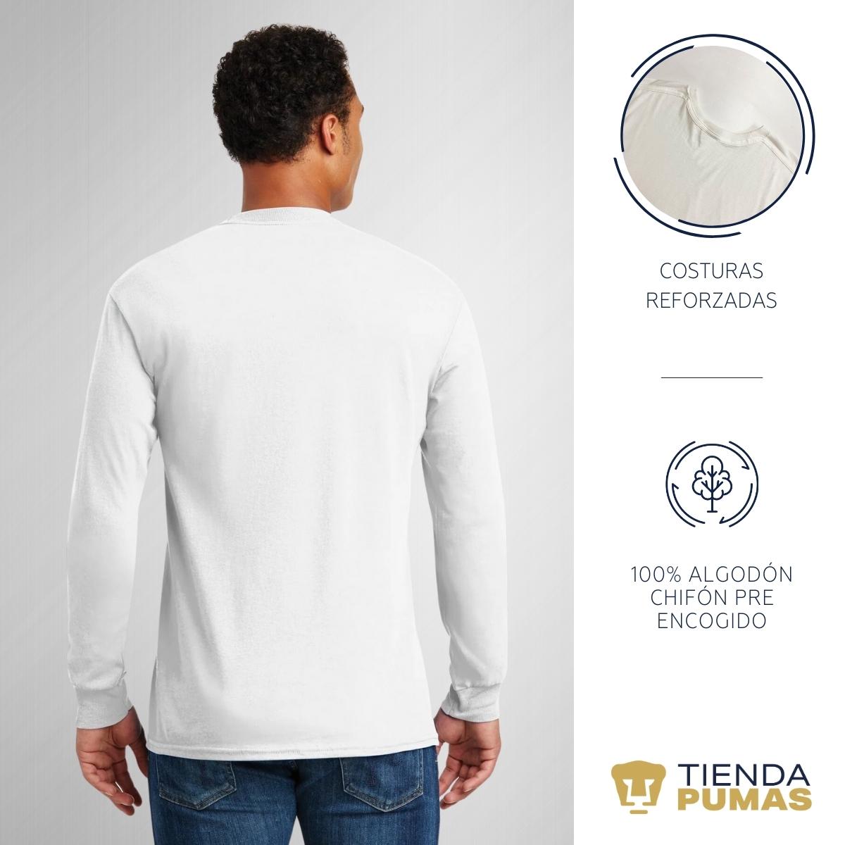 Playera Hombre Soy de Pumas Manga Larga