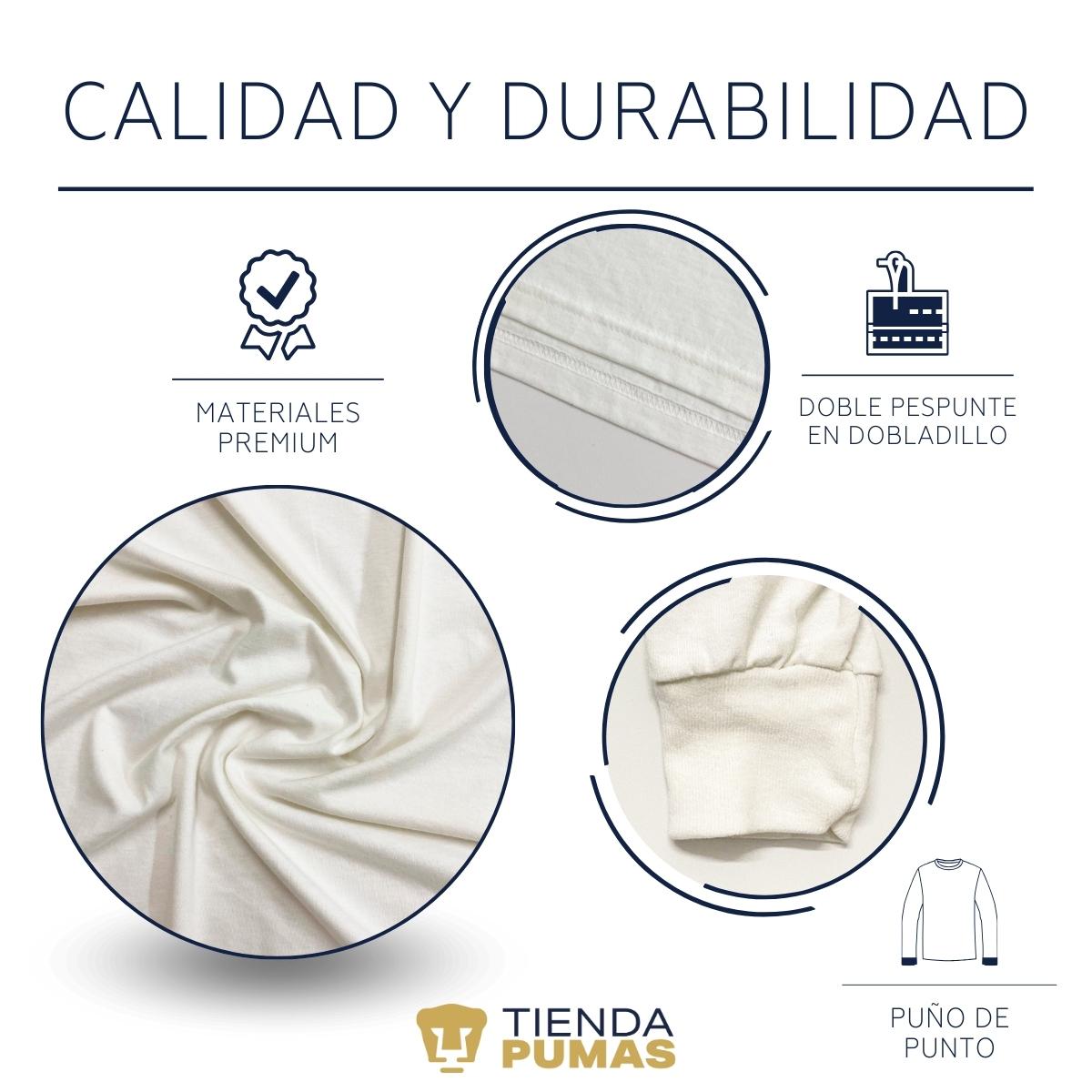 Playera Hombre Soy de Pumas Manga Larga