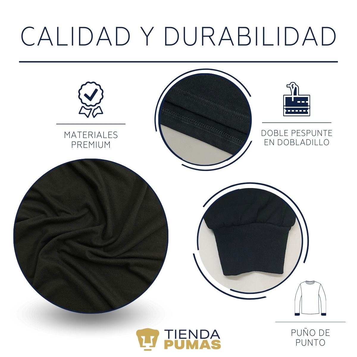 Playera Hombre Soy de Pumas Manga Larga