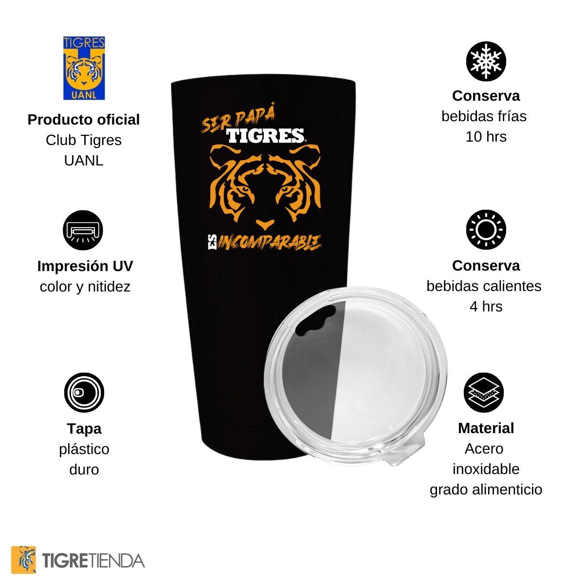 Termo 20 Oz Tigres UANL Ser Papá incomparable