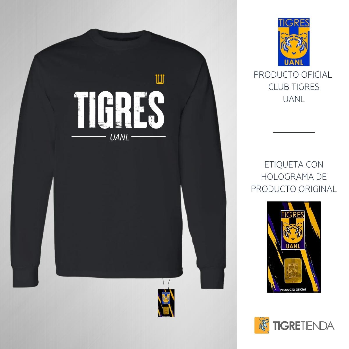 Playera Hombre Tigres UANL Manga Larga