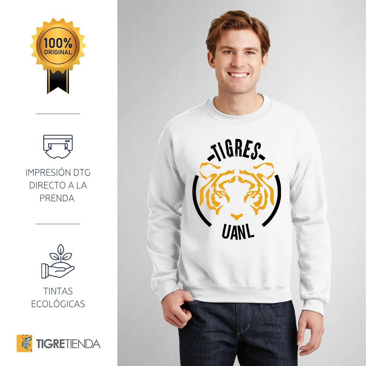 Sudadera Unisex Tigres Fanático UANL