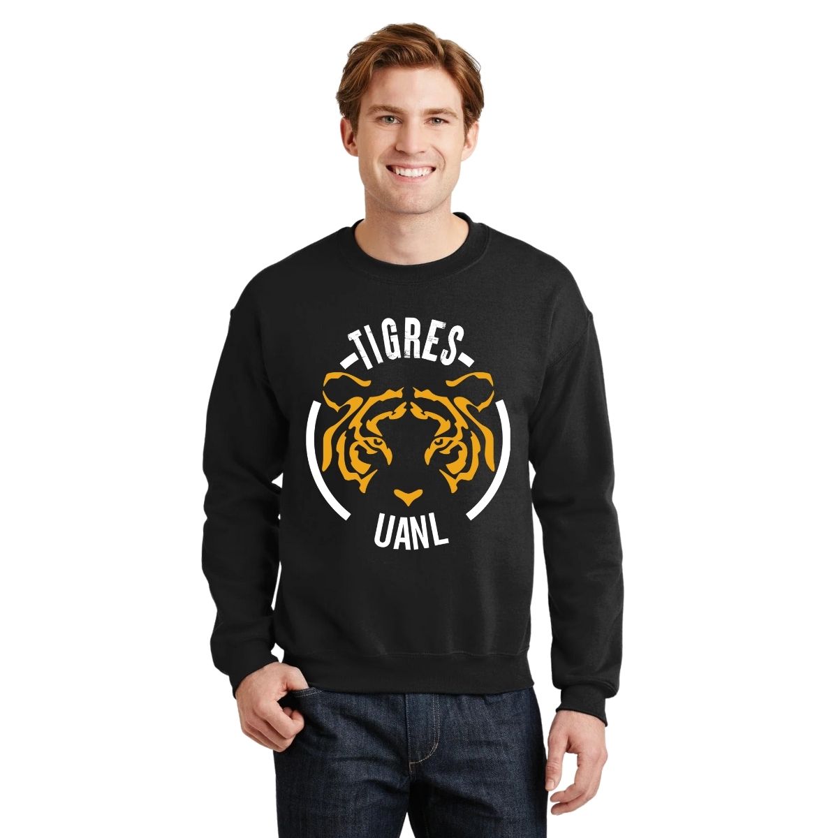 Playera Hombre Tigres Fanático UANL Manga Larga