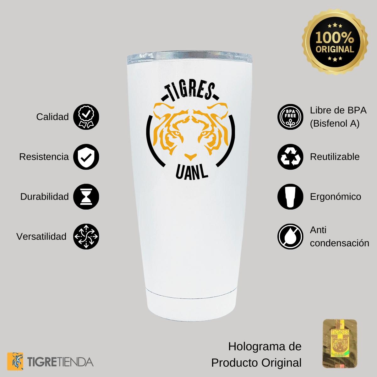 Termo 20 Oz Tigres UANL Fanático