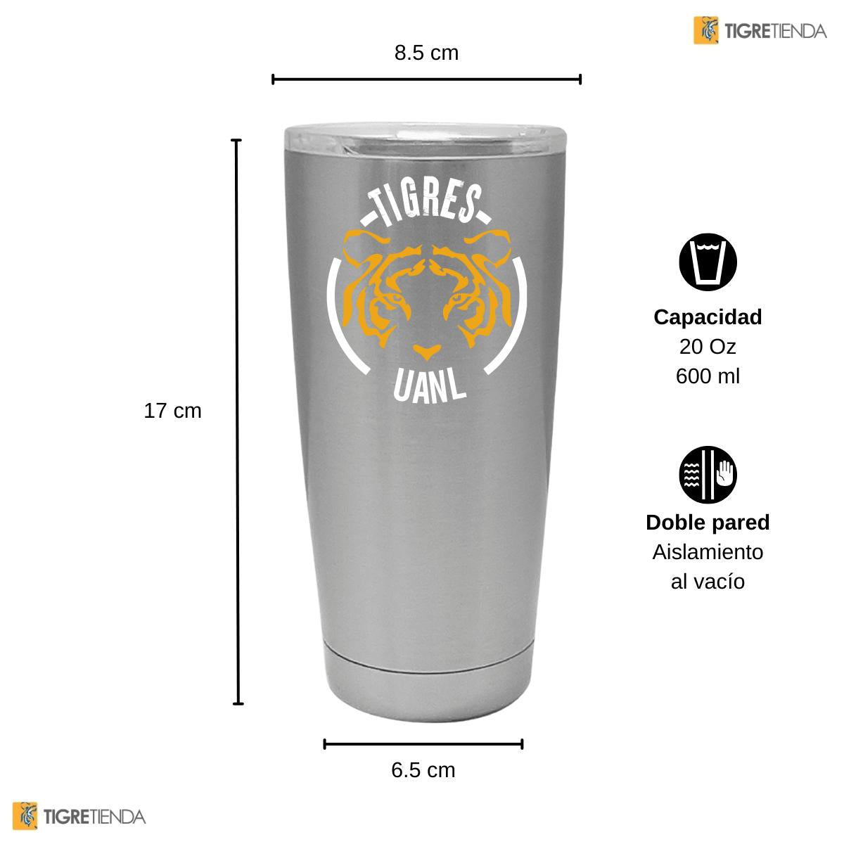 Termo 20 Oz Tigres UANL Fanático