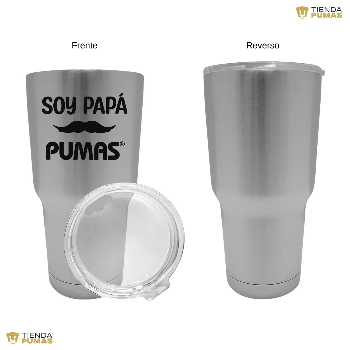 Termo Vaso Térmico 30 Oz Pumas UNAM Soy Papá