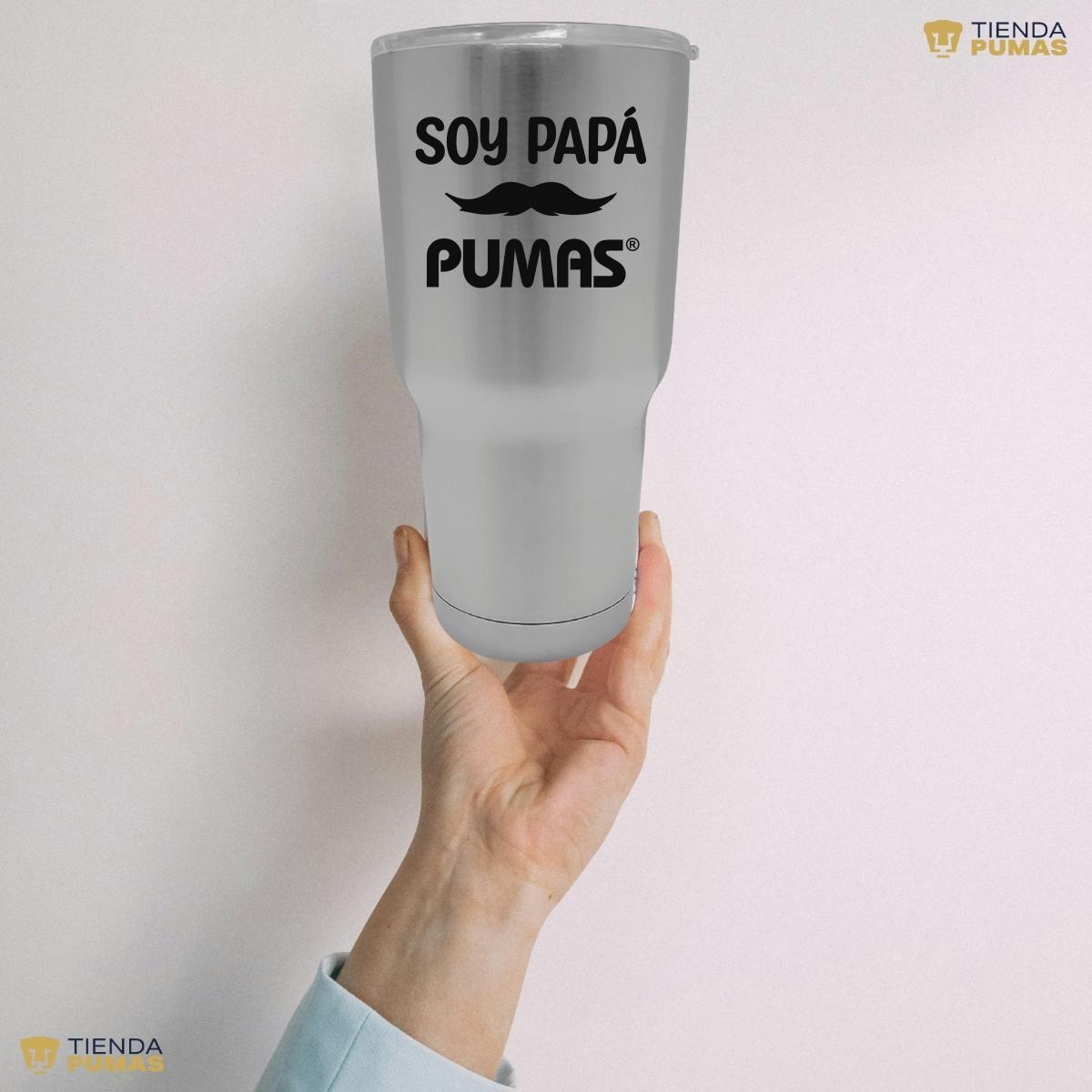 Termo Vaso Térmico 30 Oz Pumas UNAM Soy Papá