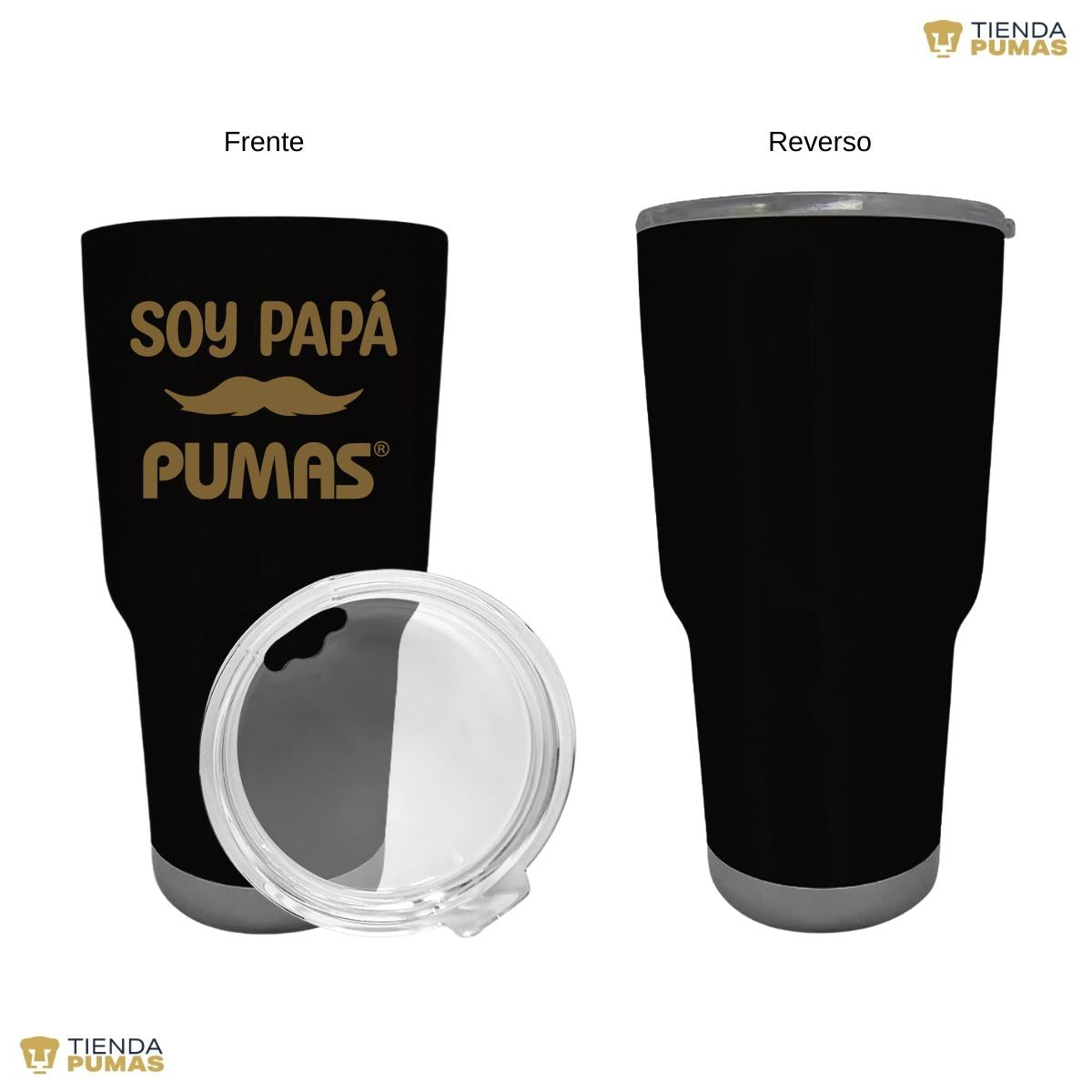 Termo Vaso Térmico 30 Oz Pumas UNAM Soy Papá