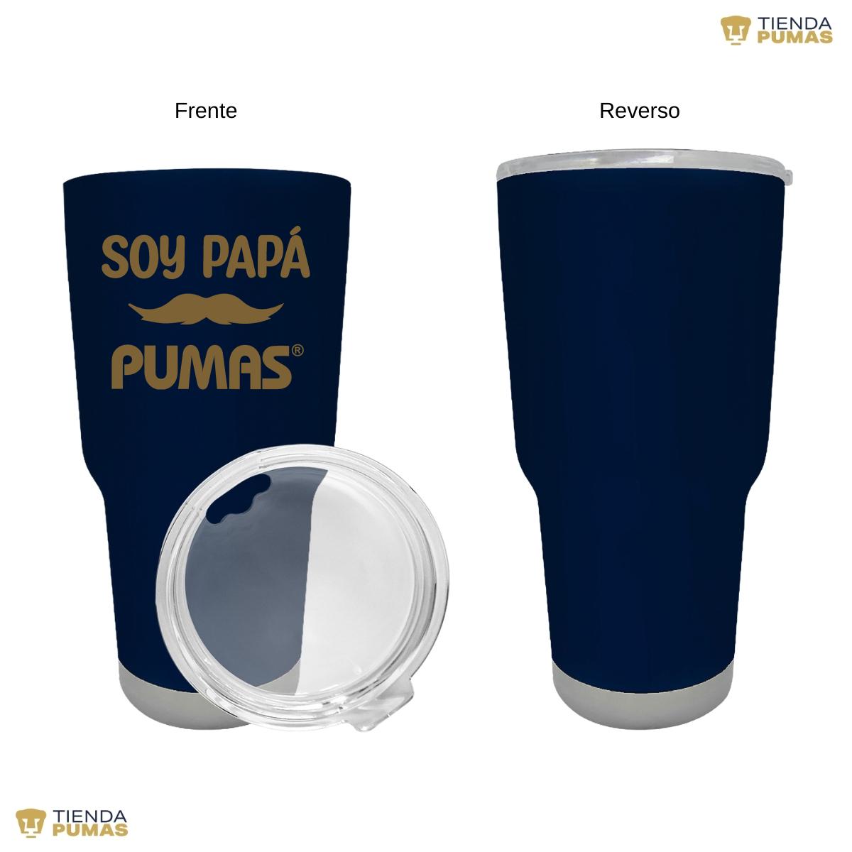 Termo Vaso Térmico 30 Oz Pumas UNAM Soy Papá