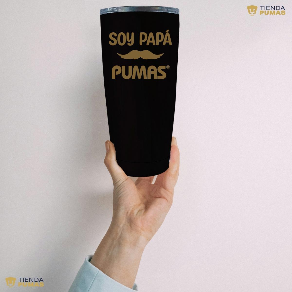 Termo Vaso Térmico 20 Oz Pumas UNAM Soy Papá