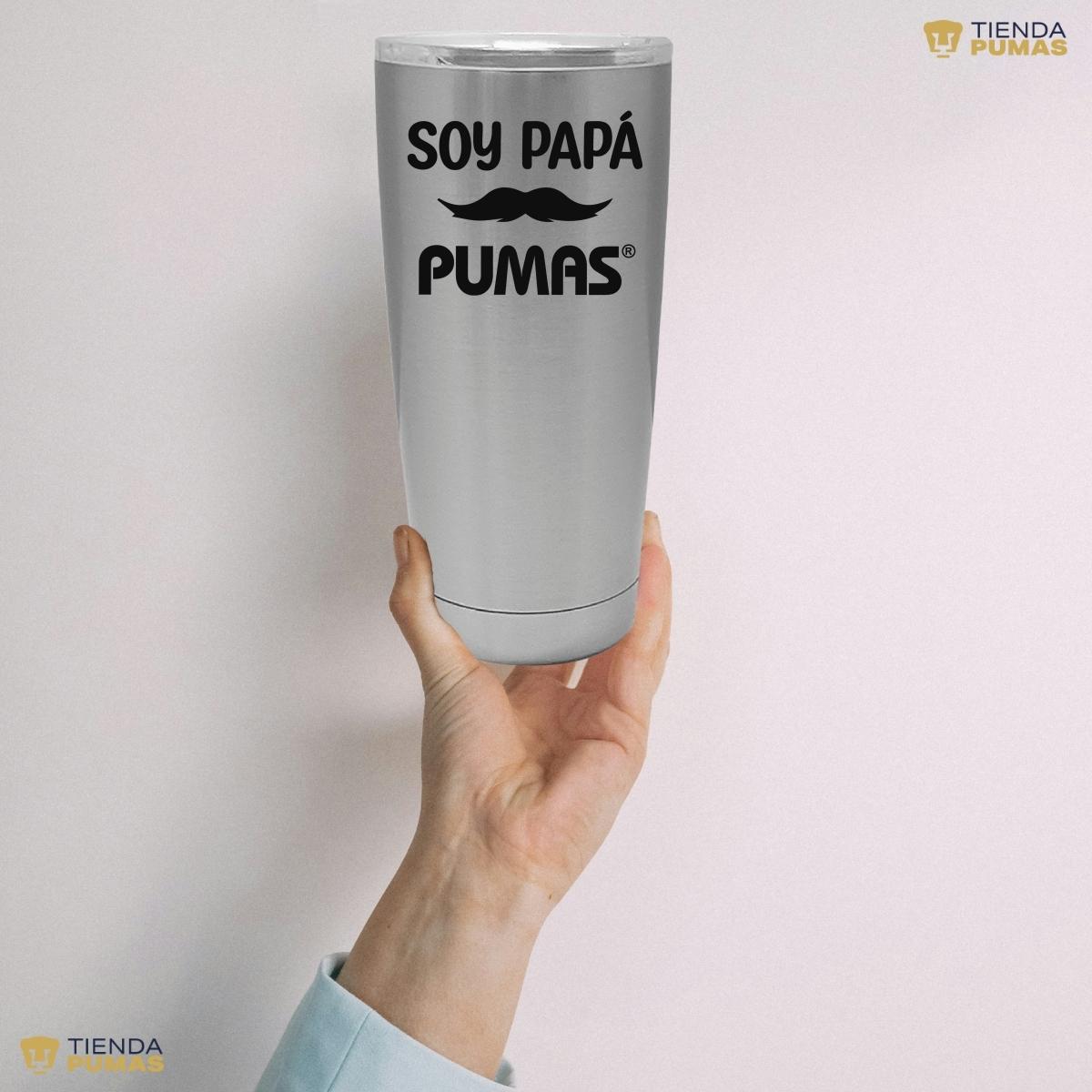 Termo Vaso Térmico 20 Oz Pumas UNAM Soy Papá