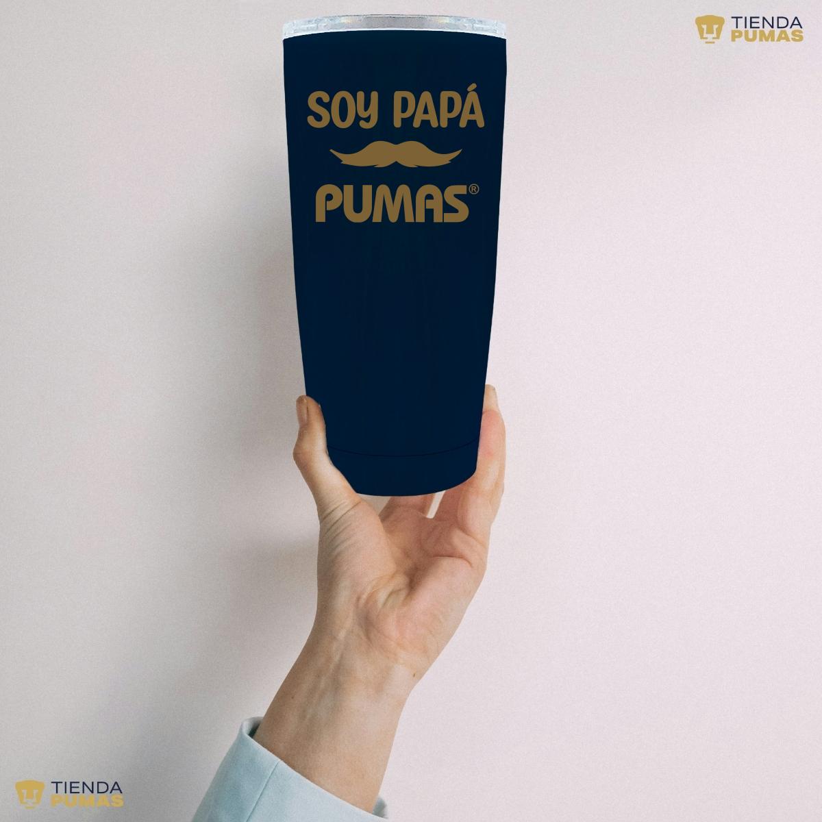 Termo Vaso Térmico 20 Oz Pumas UNAM Soy Papá