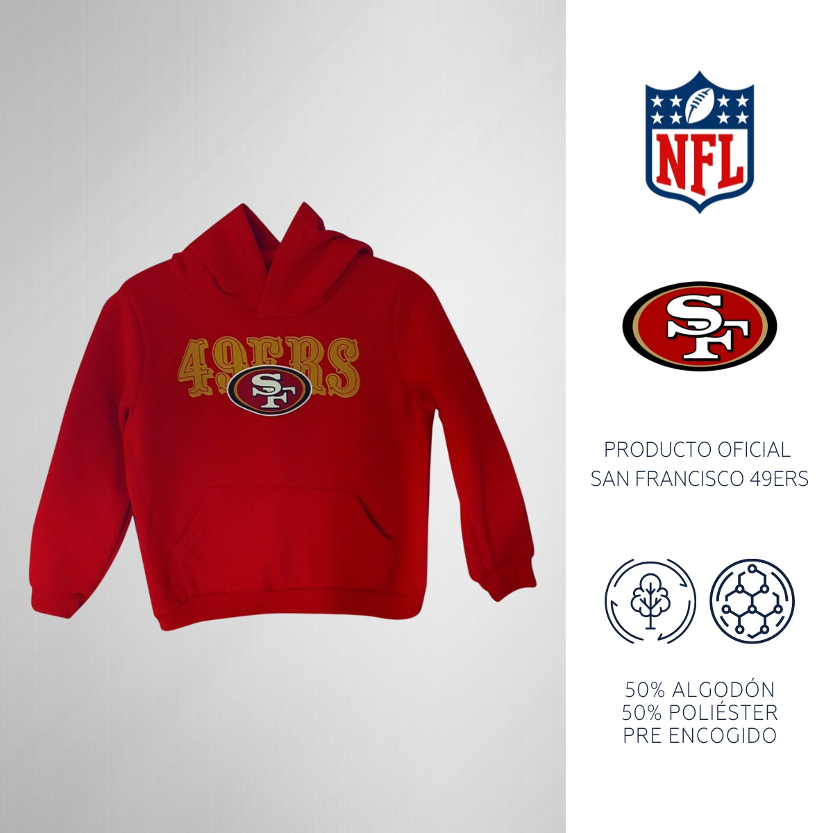 Sudadera San Francisco 49ers NFL Infantil 10477
