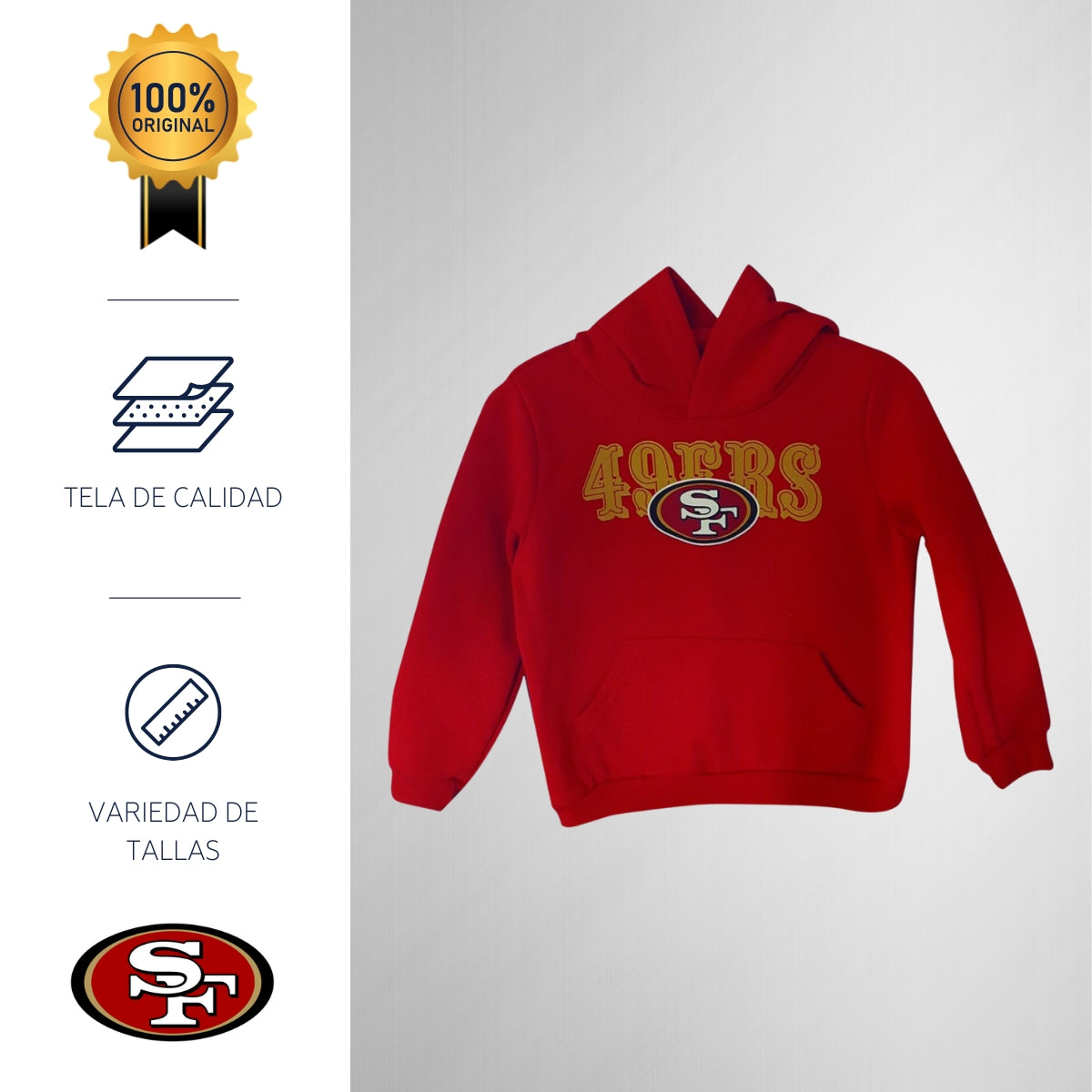 Sudadera San Francisco 49ers NFL Infantil 10477