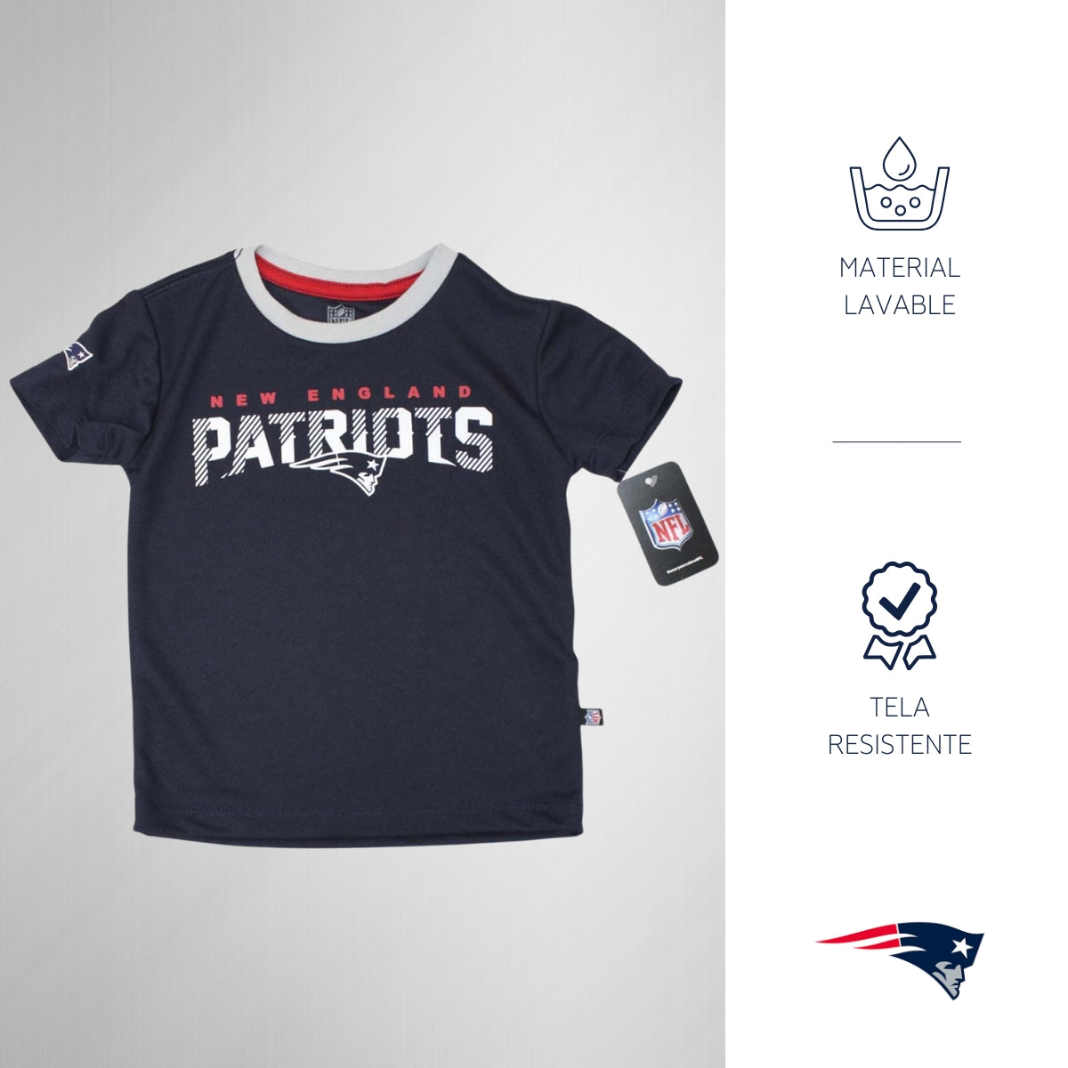 Playera NFL Infantil New England Patriots 6NIG639610