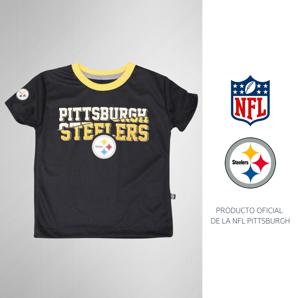 Playera NFL Infantil Pittsburgh Steelers 6NIG639701