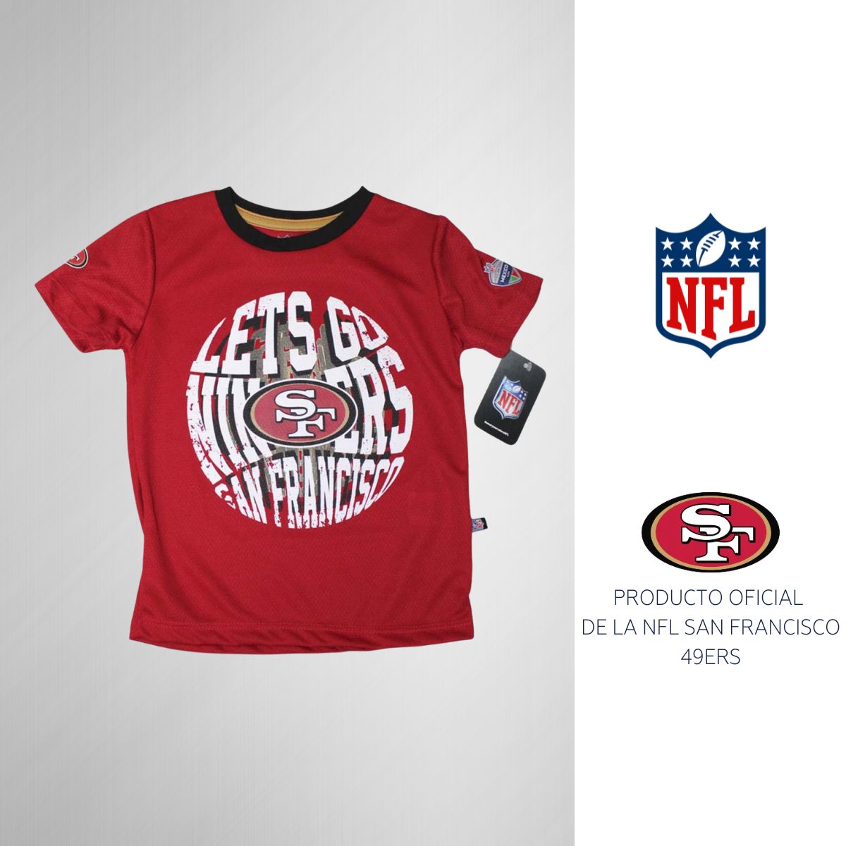 Playera NFL Infantil San Francisco 49ers 6NIG639919