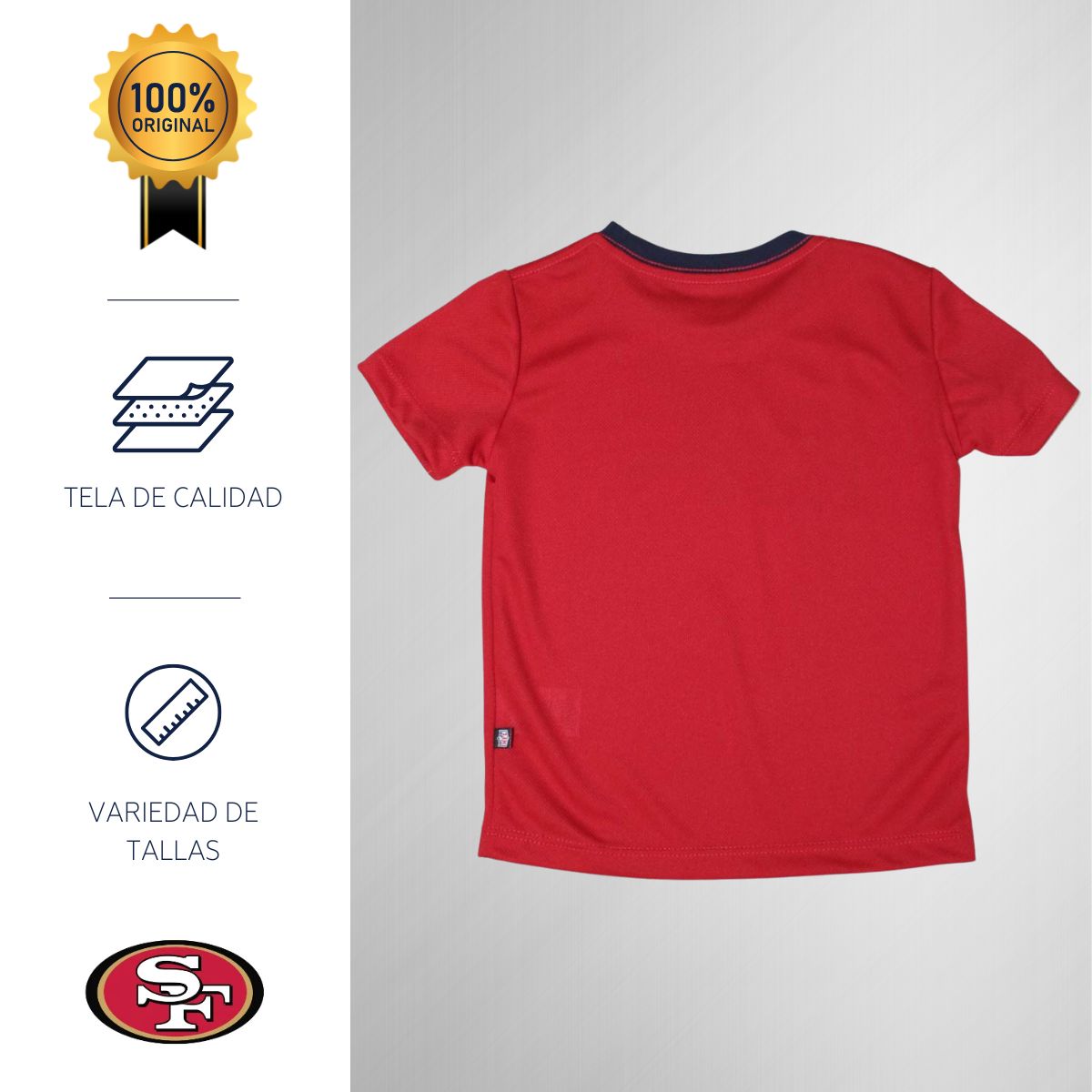 Playera NFL Infantil San Francisco 49ers 6NIG639919