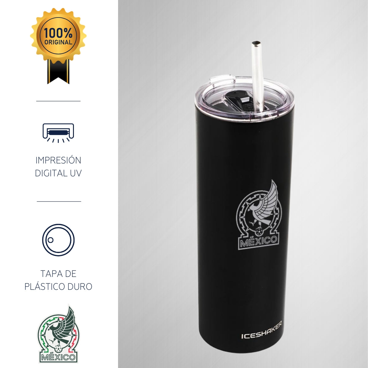 Vaso Térmico Termo Selección Mexicana Skinny 20Oz 592 mL 800879