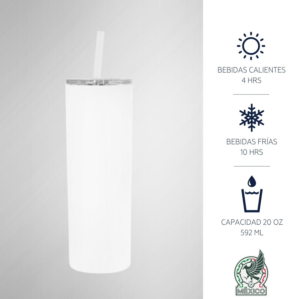 Termo Vaso Térmico 20 Oz Selección Mexicana Skinny 800873