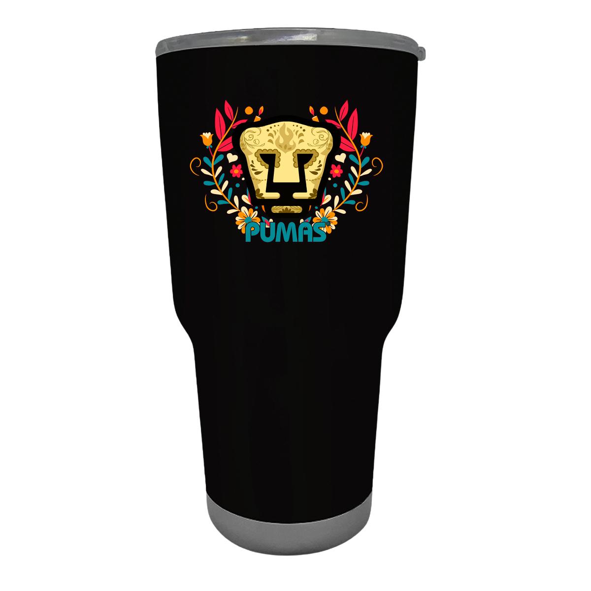 Termo 30 Oz Pumas UNAM Día de Muertos