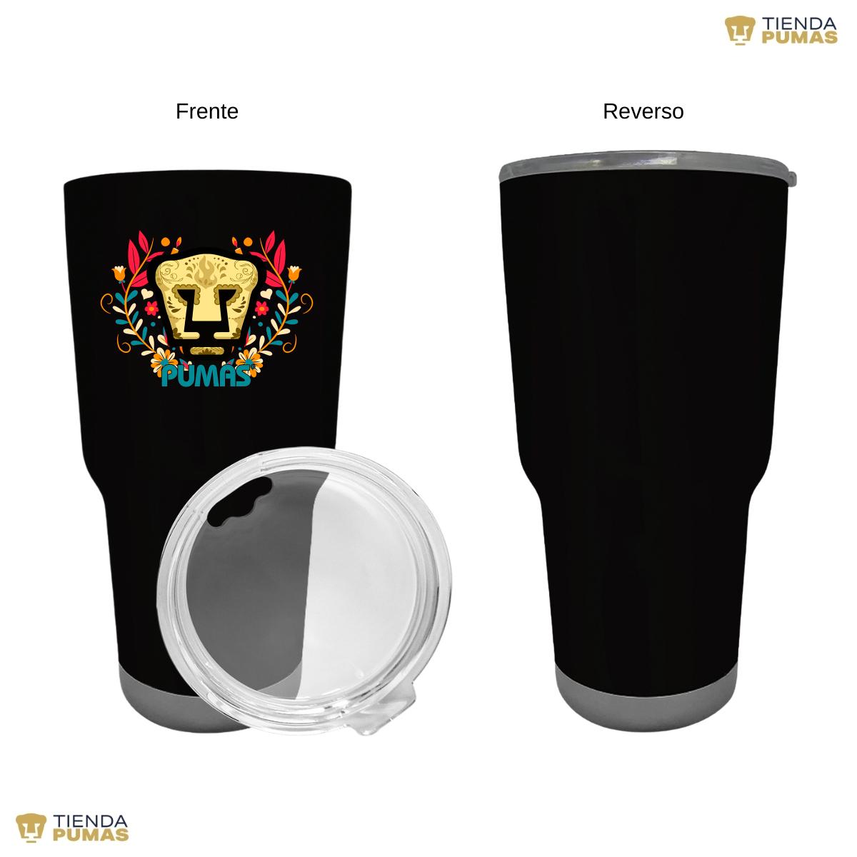 Termo 30 Oz Pumas UNAM Día de Muertos