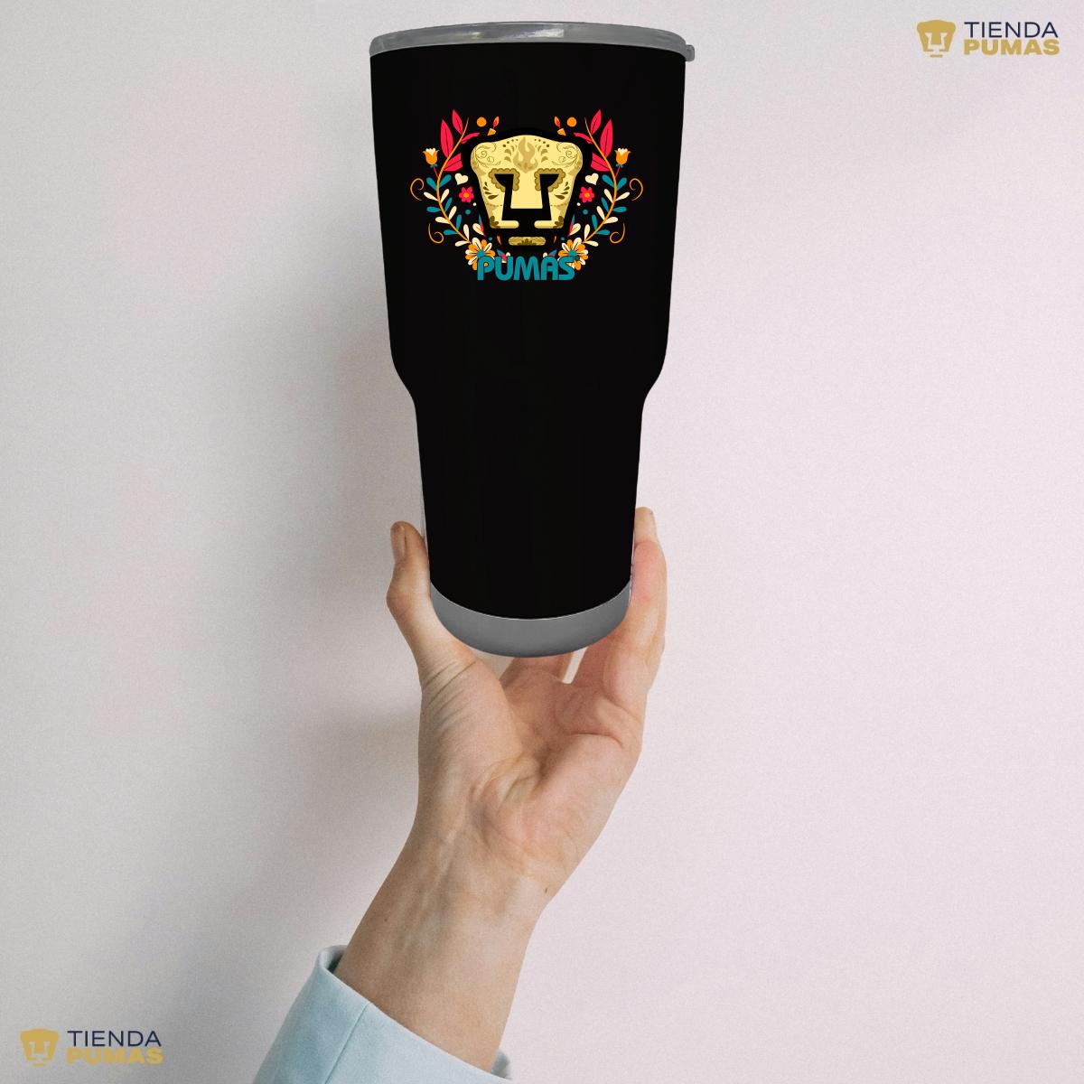 Termo 30 Oz Pumas UNAM Día de Muertos