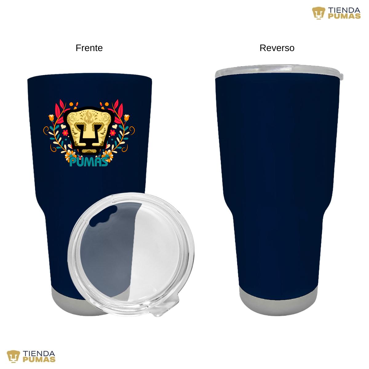 Termo 30 Oz Pumas UNAM Día de Muertos