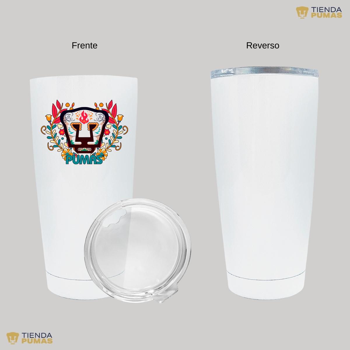 Termo 20 Oz Pumas UNAM Día de Muertos