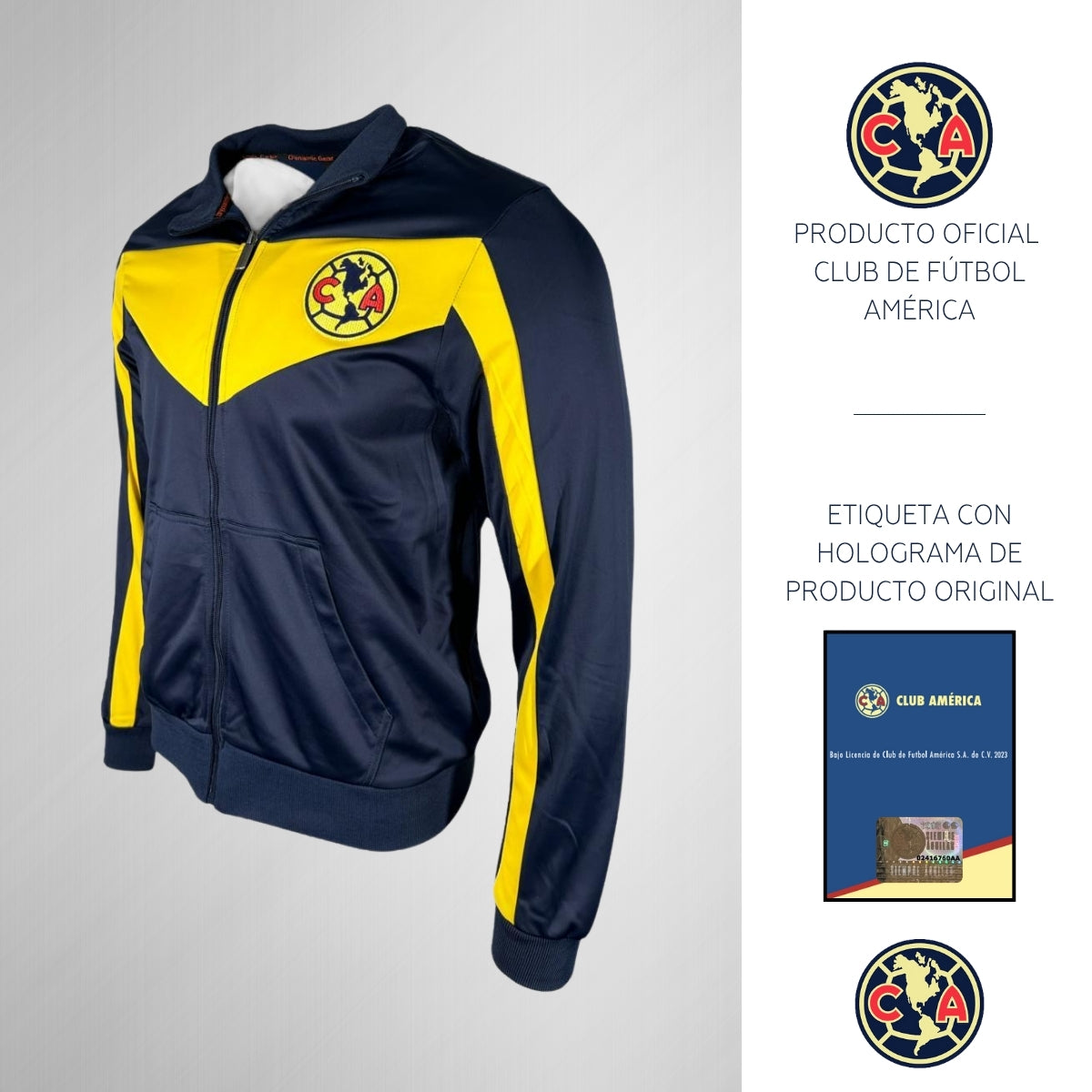 Chamarra América Hombre Logo Club América DGTJ228M