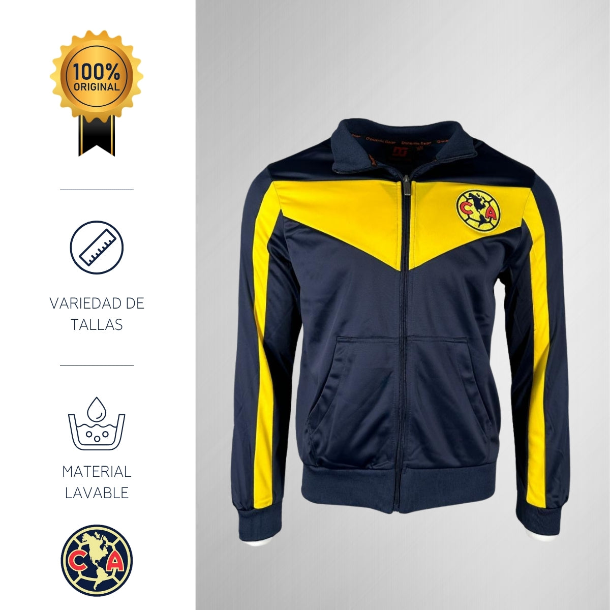 Chamarra América Hombre Logo Club América DGTJ228M