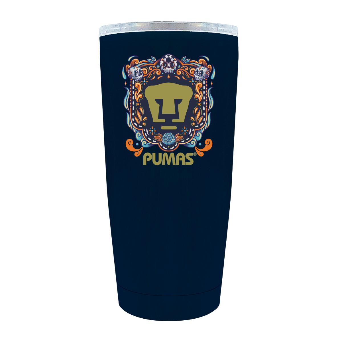 Termo 20 Oz Pumas UNAM Día de Muertos Celeste