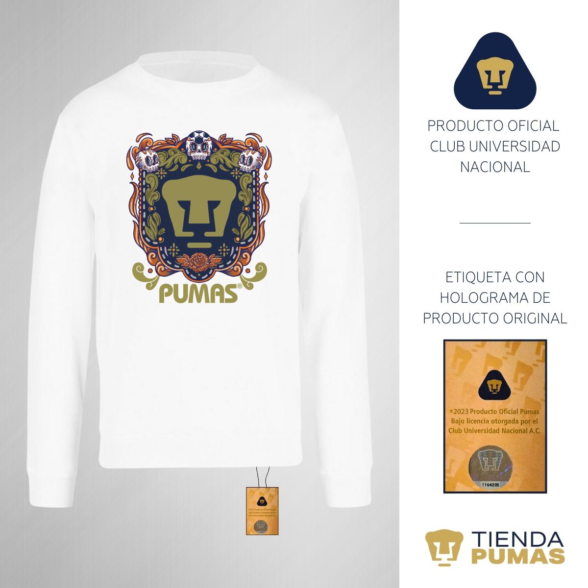 Sudadera Pumas UNAM Unisex Día de Muertos Dorado OD76693