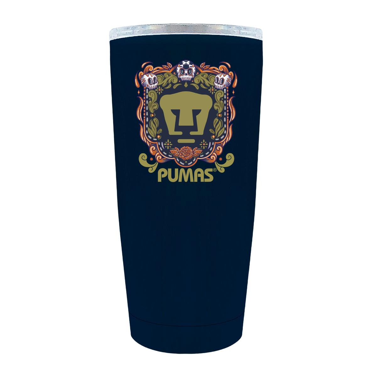 Termo 20 Oz Pumas UNAM Día de Muertos Naranja