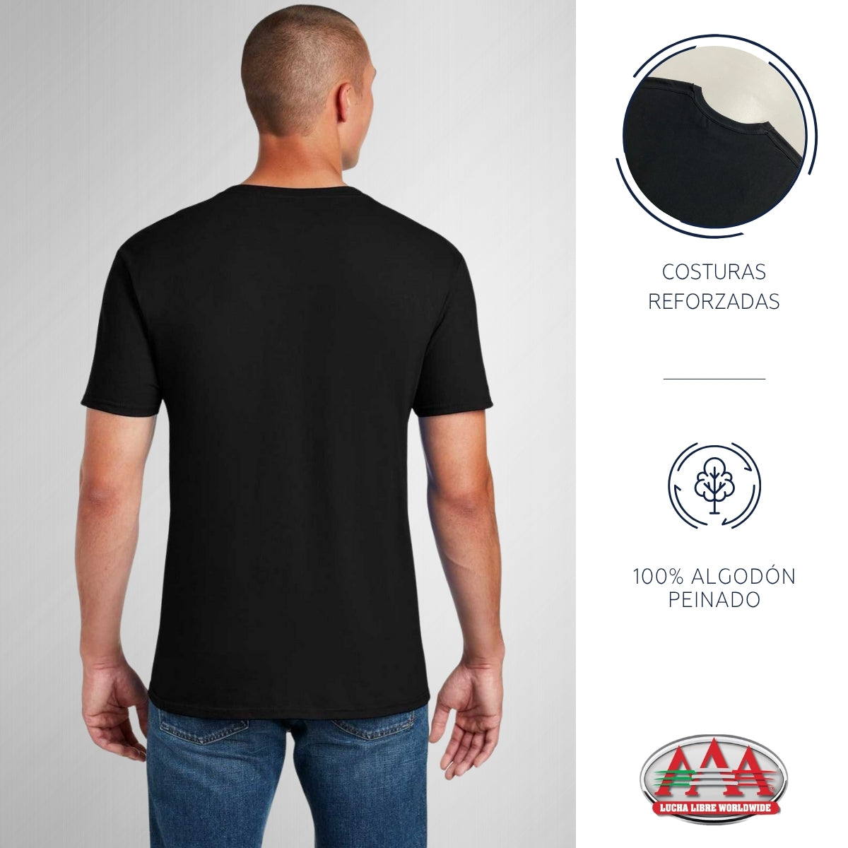 Jersey Playera Lucha Libre AAA Hombre Collage